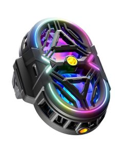 Handy-Kühler mit LED-Leuchten, wiederaufladbarer Smartphone-Kühler für Gaming, Live-Streaming-Videoaufzeichnung