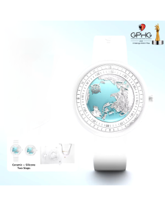 Ciga Design Damen Luxus Automatik uhr U-Serie Blue Planet Eiszeit Keramik Armband mechanische Uhren exquisite Uhr