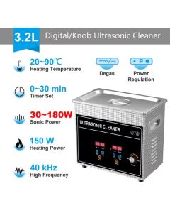 180w Ultrasonic cleaner 3l 220V Ultrasonic bath washing container cleaning machine for jewelry and watches