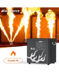 300w dreiköpfige echte Flammen maschine Feuer effekt Bühne Puls Zündung dmx Feuer werfer für Konzert Performance Party