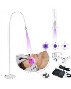 10w Wimpern UV-Härtung lampe Boden mit Fuß schalter falsche Wimpern verlängerung Nagel trockner Pfropf kleber schnell aushärten des Licht