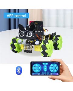Keyestudio Micro Bit 4WD Mecanum mit Board Robot Car V2.0 mit Python-Programmier system für Micro bit Smart Car Kit