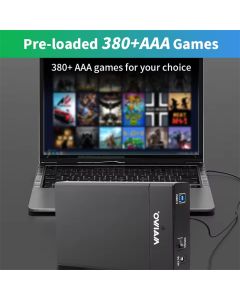 PC-Spielekonsole AAA-Gaming externe Festplatte 12 TB integrierte 390 große Spiele Playnite-System-Festplatte für WIN-PC/Laptop Plug-and-Play