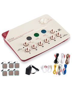 EMS-Elektroakupunktur-Stimulation Massageinstrument 6-Wellenformenausgang, Niederfrequenz-Muskelstimulation für Entspannungstherapie