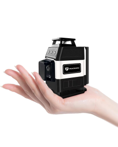 16-Linien-Laser-Wasserwaage, 4D, selbstnivellierend, 360° horizontal und vertikal, Kreuzlaser mit grüner Linie und Fernbedienung
