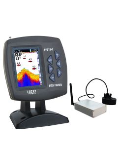 LUCKY FF918-CWLS kabelloser Fischfinder, 980 Fuß Reichweite, 45 Grad kabelloser Betriebsbereich, Angelfischfinder
