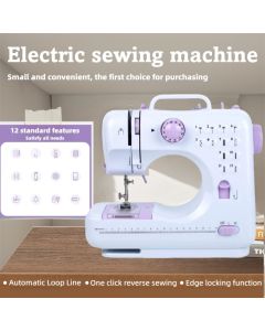 Household desktop handheld small sewing machine electric multifunctional 505A sewing machine, fully automatic with locking edge