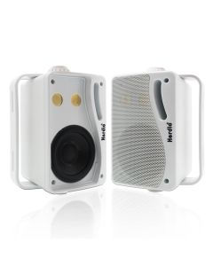 3.5'' 2PCS Passive Outdoor-Lautsprecher, kabelgebunden, wasserdicht, 200 W, 3-Wege-Premium-montierbare Lautsprecher zur Wandmontage