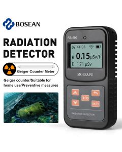 Bosean FS600 FS1000 FS5000 Geigerzähler Nuklearer Strahlungsdetektor Röntgen-Beta-Gamma-Detektor Geiger-Radioaktivitätsdetektor Nukleares Abwasser