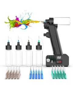 No-Clean Airbrush Kit-30PSI wiederaufladbare kabellose Schnellspray Werkzeuge für die Restaurierung von Modellmalerei und Möbeln