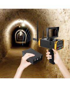 Metalldetektor GPS mit HD‑LCD, Erkennung bis 16 m, mehrere Metalle