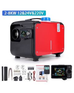 2–8 kW 12 V/24 V/220 V Bluetooth Diesel‑Lufterhitzer All‑in‑One