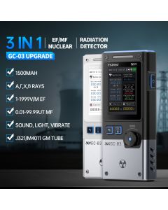 FNIRSI GC-03 3-IN-1-Detektor für elektromagnetische Strahlung