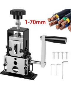 Pince à dénuder les fils de 1 à 70 mm, manuelle ou alimentée par perceuse, outil de dénudage de fils, pince à dénuder portable pour fils de cuivre