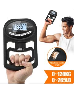 Griffstärke-Tester, 265 lbs/120 kg, digitales Handdynamometer, Griffstärke-Messgerät