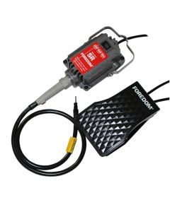 Ensemble moteur rotatif suspendu à arbre flexible SR Grinder avec pédale 4 mm – Outil de polissage de bijoux, de gravure sur pierre et dentaire