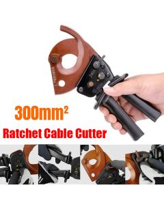 Coupe-câbles à cliquet J40A, section max. 300 mm², acier au manganèse, fil de cuivre, outils de coupe, câbles Cu/Alu