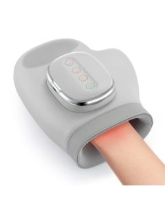 Appareil de massage des mains avec coussin d'air, compression, pour les doigts, les poignets et les paumes ; gant vibrant pour les muscles des mains