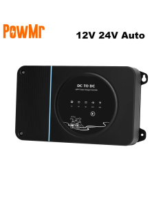 Powmr mppt 30a rv controller 12v 24v solar laderegler dc zu dc batterie ladegerät auto max solar eingangs leistung 450w 900w