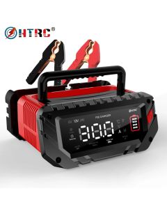 HTRC 30A Multi-Voltage-Autoladegerät 6V/12V/24V Vollautomatisches Batterieladegerät für Auto Auto Moto LiFePo4 Bleisäure AGM Puls Repai