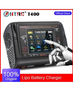 HTRC T400 Pro Lipo Batterie Ladegerät DC 400 W AC 200 W 12Ax2 RC Ladegerät Entlader Für LiHV LiFe li-lon NiCd NiMh Pb LiPo Batteri