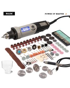 HILDA Bohrmaschine Drehwerkzeug Elektrowerkzeuge Variable Geschwindigkeit 400 W Minibohrmaschine 6 Positionen Drehwerkzeuge Mini-Schleifmaschine