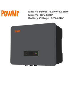 Powmr one/dual mppt tracker hybrid solar wechsel richter 8kW 220V reiner Sinus-Wechsel richter mit bms max pv 600V