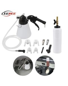 Brake bleeding device negative pressure