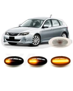 Clignotants latéraux Subaru Impreza GR/GH LED noir