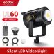 Godox UL60 UL-600 60W 5600K Silent Bowens Mount LED Video Light