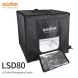 Godox LSD80 LED Photo Studio Lumière de prise de vue portable Softbox