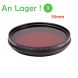FOTGA filtre infrarouge réglable passe infrarouge 530nm à 750nm 49-82mm
