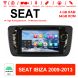 7 Zoll Android 10 Autoradio / Multimedia 4GB RAM 64GB ROM Für SEAT IBIZA 2009-2013 Mit WiFi NAVI Bluetooth USB