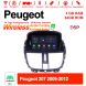 Für Peugeot 207 2009-2012 Built-in Carplay / Android Auto 7 Zoll Android 12.0 Autoradio / Multimedia 4GB RAM 64GB ROM 