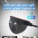 USB WiFi car side view camera