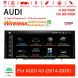 Qualcomm Snapdragon 662 8 Core Android 13.0  Autoradio/ Multimédia 6Go de RAM 128Go de ROM pour AUDI A3 2014-2020 CarPlay intégré