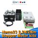Cnc kit 2,2 n/2nm 3a nema 23 57x82mm/76mm schrittmotor tb6600 dm542 dm556 treiber 350w netzteil mach3 controller karte