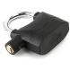 Alarm Lock - Black Alarm Anti-Theft Padlock Waterproof Alarm Lock
