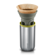 WACACO Cuppamoka Coffee Pot, Portable Drip Coffee Maker with 10 Cone Paper Filters, Stainless Steel Pour Over Coffee Brewer