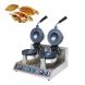 Commercial Double Head UFO Hamburger Gelato Panini Press Semlor Paczki Donut Baker Maker Ice Cream Burger Waffle Machine