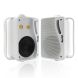 3.5'' 2PCS Passive Outdoor Speakers, Wired, Waterproof, 200W, 3-Way Premium Mountable Wall Mount Speakers