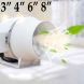 3" 4" 6" 8" Exhaust Fan Home Silent Inline Duct Fan