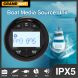 Marine Stereo Boat Radio IPX5 Waterproof Bluetooth FM AM Digital Media Player For Yacht Gauge ATV UTV Cart Motorcycle