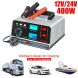 Auto 400W 40A Smart Batterie Ladegerät 12V/24V Automotive Batterie Ladegerät Erhaltung Smart Puls Reparatur für Auto Lkw Boot Motorrad