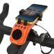 10 in 1 Bicycle Light 5000 mAh Rechargeable Front Lamp Bike Phone Holder with Bluetooth Speaker