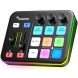 Maono G1 Neo Gaming Audio Mixer, custom sound effects RGB streaming with XLR microphone audio interface