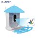 SVBONY SC101 Intelligente Vogelfutterstation mit APP, Wildvogelbeobachtung, 1080P HD-Kamera, 2,4 G WLAN, Identifizierung von Vögeln, IP66 wasserdicht