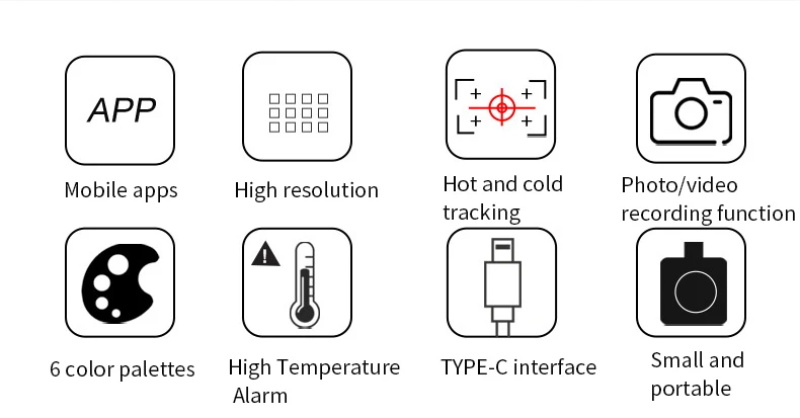 infrared mobile thermal image camera