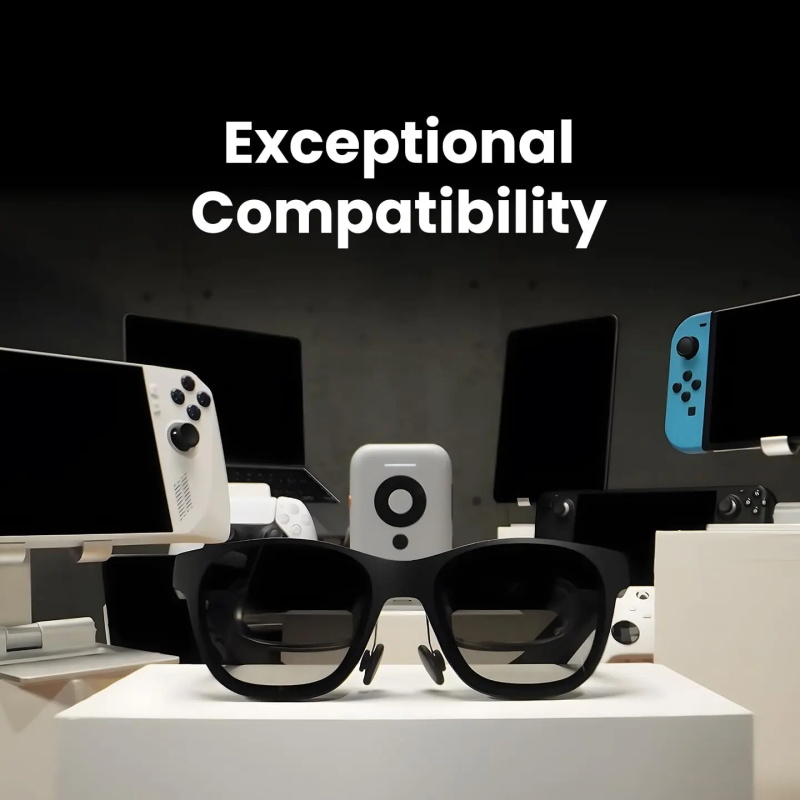 Smart AR glasses large projection box