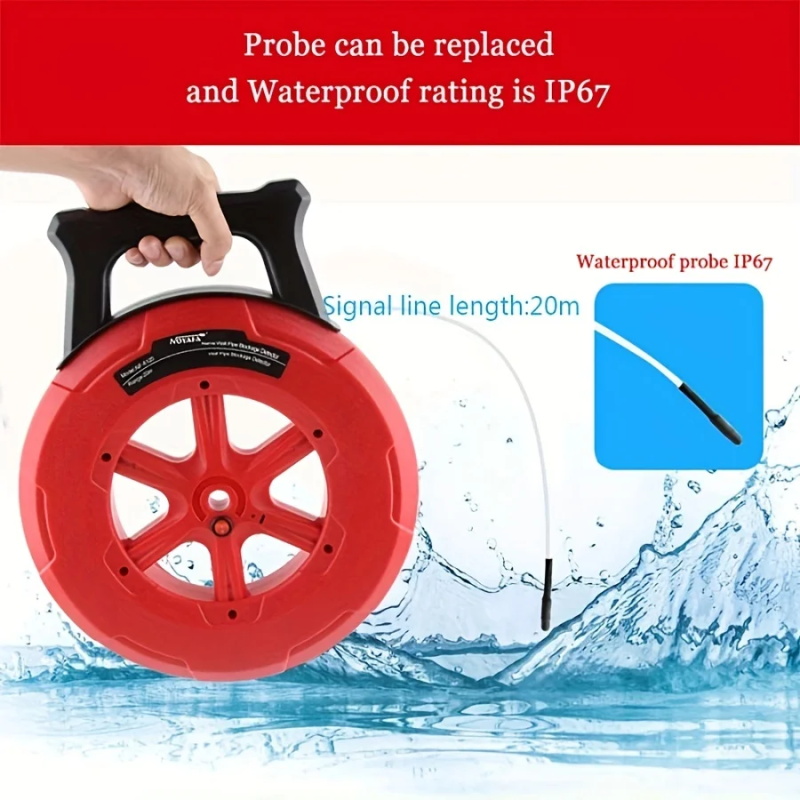 Iron pipe blockage detector